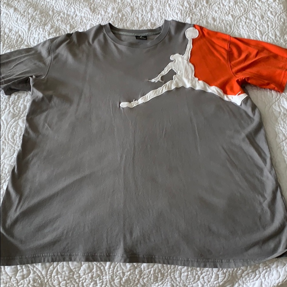 Jordan Orange & Gray t-shirt